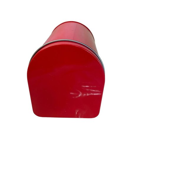 VALENTINES Red Cake Stand and Tin Mailbox Decor - Picture 2 of 8